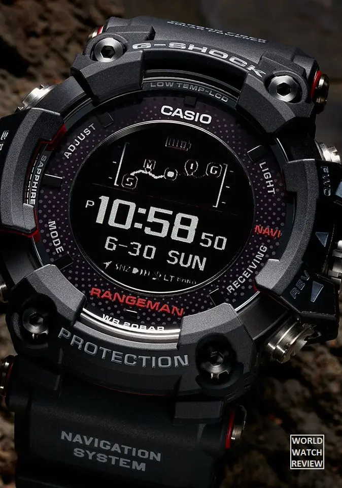 Casio G-Shock Rangeman (ref. GPR-B1000-1 / 1B, dial)