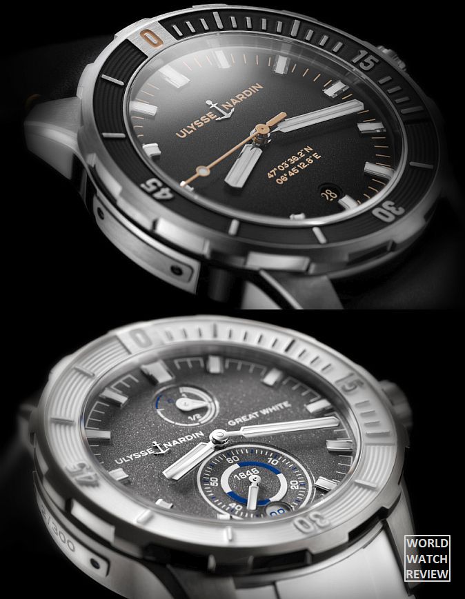 Ulysse Nardin Diver 42 Three-Hander vs. the Diving Chronometer 44