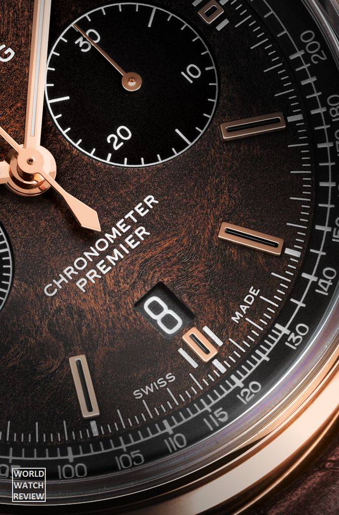 Breitling Premier Bentley Centenary in red gold (Elm Burl dial, date aperture)