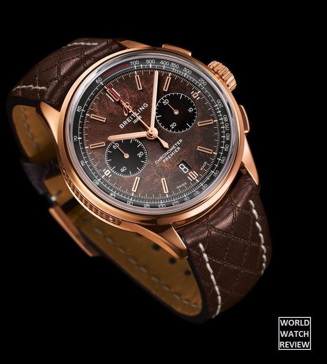 Breitling Premier Bentley Centenary in red gold