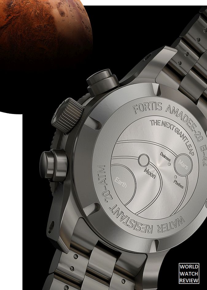 Fortis Official Cosmonauts Chrono AMADEE-20 Edition (engraved titanium caseback)