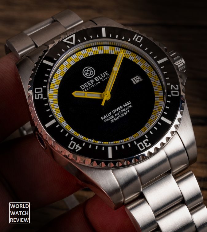 Deep Blue Rally Diver 1000 Automatic (yellow accents)