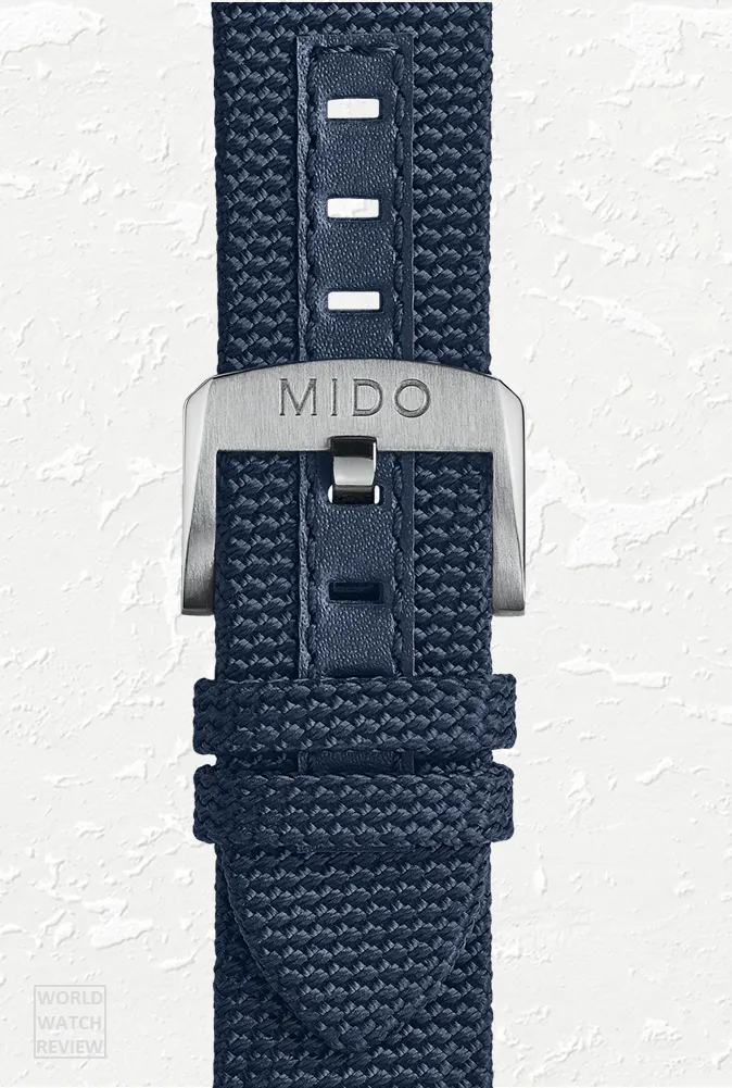 Mido Ocean Star 20th Anniversary (blue fabric strap)