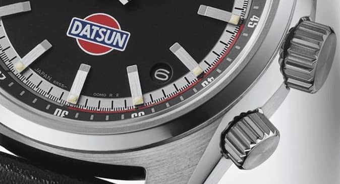 The Datsun logo is a bit on the nose.